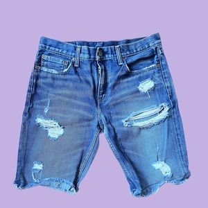 Levis Distressed Cutoff Shorts